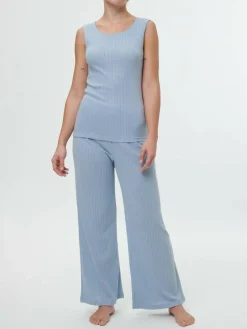 Grüne Erde Schlafshirt aus Bio-Baumwolle, 92 meerblau, M, GOTS