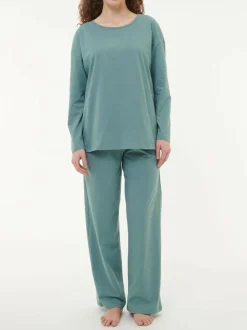 Grüne Erde Schlafshirt aus Bio-Baumwolle, , S, GOTS