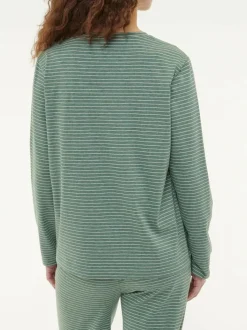 Grüne Erde Schlafshirt aus Bio-Baumwolle, , S, GOTS