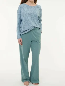 Grüne Erde Schlafshirt aus Bio-Baumwolle, , S, GOTS