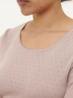 Grüne Erde Schlafshirt Kurzarm aus Bio-Baumwolle, , S