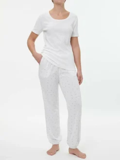 Grüne Erde Schlafshirt Kurzarm aus Bio-Baumwolle, , S, GOTS