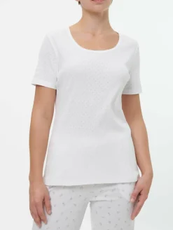 Grüne Erde Schlafshirt Kurzarm aus Bio-Baumwolle, , S, GOTS