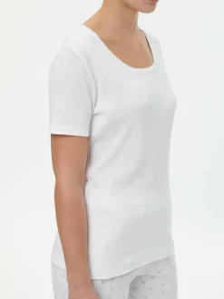 Grüne Erde Schlafshirt Kurzarm aus Bio-Baumwolle, , S, GOTS