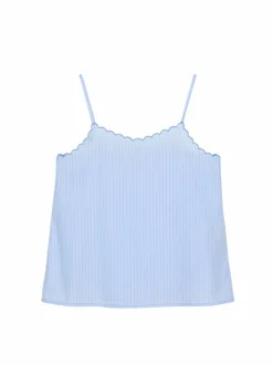 Grüne Erde Schlaftop aus Bio-Baumwolle, 93 himmelblau, S, GOTS