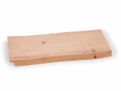 Grüne Erde Schneidebrett aus Zirbenholz, ca. 38 x 20 x 2 cm