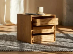 Grüne Erde Schubladenbox Yunit Pur, mit 3 Laden,