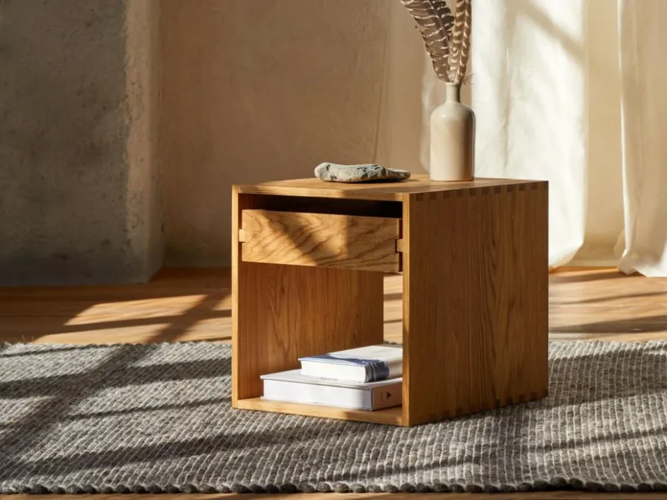 Grüne Erde Schubladenbox Yunit Pur, mit 1 Lade,