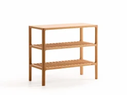 Grüne Erde Schuhregal Tenso, B 70 x T 33,4 x H 60 cm, 3 Fächer,