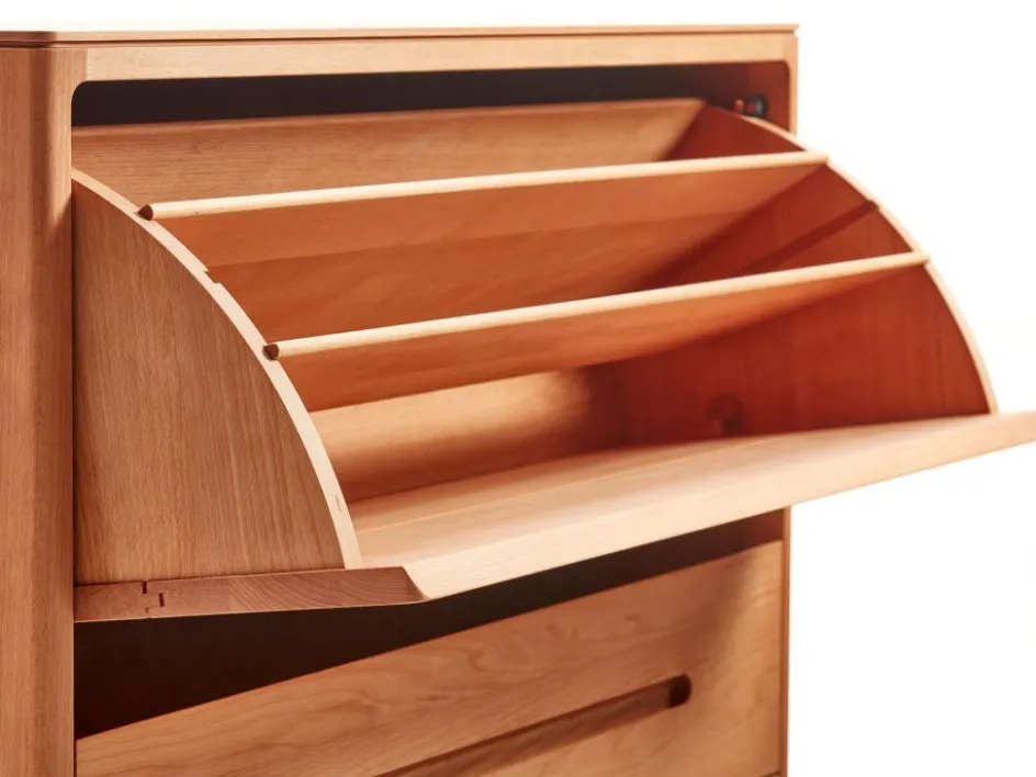 Grüne Erde Schuhschrank Tenso, 3 Klappen,