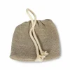 Grüne Erde Seifensäckchen, 70 % Leinen kbA, 30 % Baumwolle kbA
