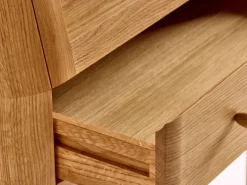 Grüne Erde Sekretär Tonda inkl. 2 Stk. Innenladen 22x22x6,6 cm u. Pinwand aus Filz, B 80xT42,3xH 114 cm,