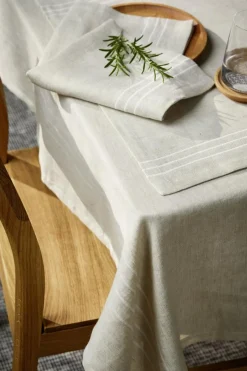 Grüne Erde Serviette EMMA, , 40 x 40 cm, 50 % Baumwolle/50 % Leinen, GOTS