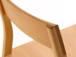 Grüne Erde Set: 2 Stk. Stuhl Karim, mit Holz-Sitzfläche,