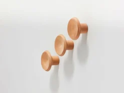 Grüne Erde Set Garderobenknopf Punto 3 Stk. ø 7 cm,