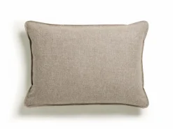 Grüne Erde Set: Sofakissen Doppio mit Überzug, 55 x 80 cm, Überzug: Wollstoff Tano Natur (79), Füllung: 100 % Schurwolle