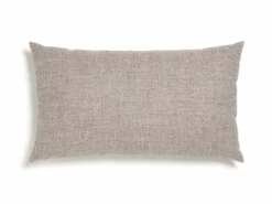 Grüne Erde Set: Sofakissen mit Überzug, 60 x 105 cm, Überzug: Wollstoff Tano Natur (79), Füllung: 100 % Schurwolle , mit verdeckter Knopfleiste