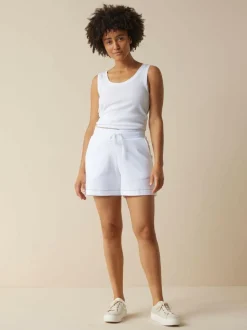 Grüne Erde Short aus Bio Baumwolle, 11 weiss, M, GOTS