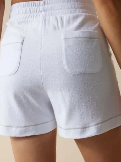 Grüne Erde Short aus Bio Baumwolle, 11 weiss, M, GOTS