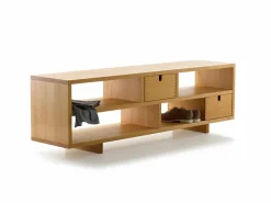 Grüne Erde Sideboard Valetto groß ohne Bügel, mit 2 Laden,, B 152.9,