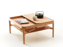 Grüne Erde Sofatisch Alwy, 80 x 80 cm,