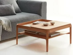 Grüne Erde Sofatisch Alwy, 80 x 80 cm,