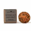 Grüne Erde SONNE AUF DER HAUT - Badekugel Mandarine & Basilikum 50 g