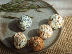 Grüne Erde SONNE AUF DER HAUT - Badekugel Mandarine & Basilikum 50 g