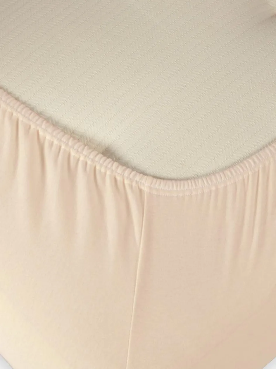 Grüne Erde Spannleintuch HANNAH Pur, , 90/100 x 190/200 x 15/21 cm, 100 % Baumwolle, Jersey, GOTS