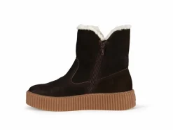 Grüne Erde Stiefelette mit Wollfutter, , 38