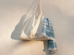 Grüne Erde Strand- und Saunatuch mit Fransen, , 90 x 200 cm, 100 % Baumwolle, GOTS