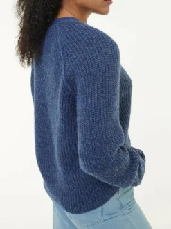 Grüne Erde Strickjacke aus Alpakawolle, , S