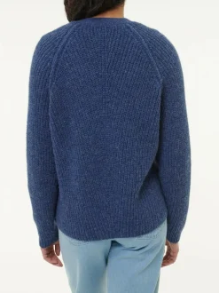 Grüne Erde Strickjacke aus Alpakawolle, , S