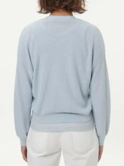 Grüne Erde Strickjacke aus Bio-Baumwolle, 93 himmelblau, S, GOTS