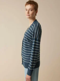 Grüne Erde Strickjacke aus Bio-Baumwolle, , S, GOTS