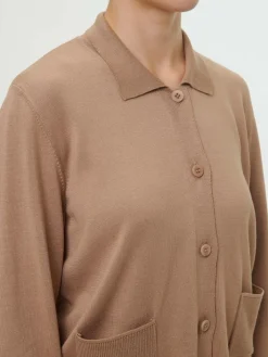 Grüne Erde Strickjacke aus Bio-Baumwolle, , S, GOTS