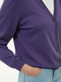 Grüne Erde Strickjacke aus Bio-Baumwolle, , S, GOTS