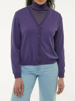 Grüne Erde Strickjacke aus Bio-Baumwolle, , S, GOTS