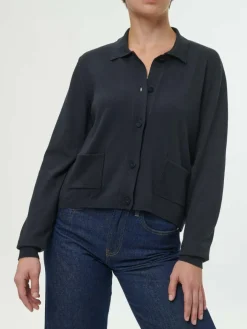 Grüne Erde Strickjacke aus Bio-Baumwolle, , S, GOTS