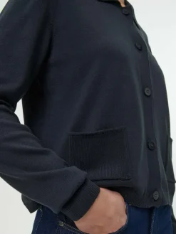 Grüne Erde Strickjacke aus Bio-Baumwolle, , S, GOTS