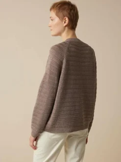 Grüne Erde Strickjacke aus Bio-Baumwolle, , L, GOTS