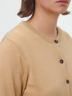 Grüne Erde Strickjacke aus Bio-Baumwolle, , S, GOTS