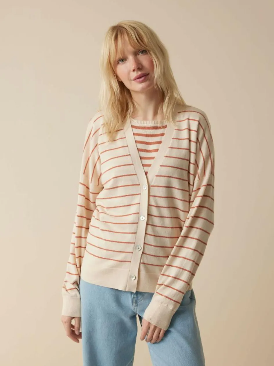 Grüne Erde Strickjacke aus Bio-Baumwolle, , S, GOTS