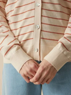 Grüne Erde Strickjacke aus Bio-Baumwolle, , S, GOTS