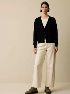 Grüne Erde Strickjacke aus Bio-Wolle, , S, GOTS