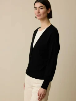 Grüne Erde Strickjacke aus Bio-Wolle, , S, GOTS