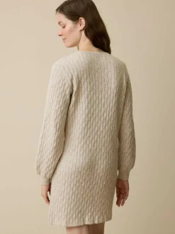 Grüne Erde Strickkleid aus Bio-Baumwolle und Wolle, , XL, GOTS