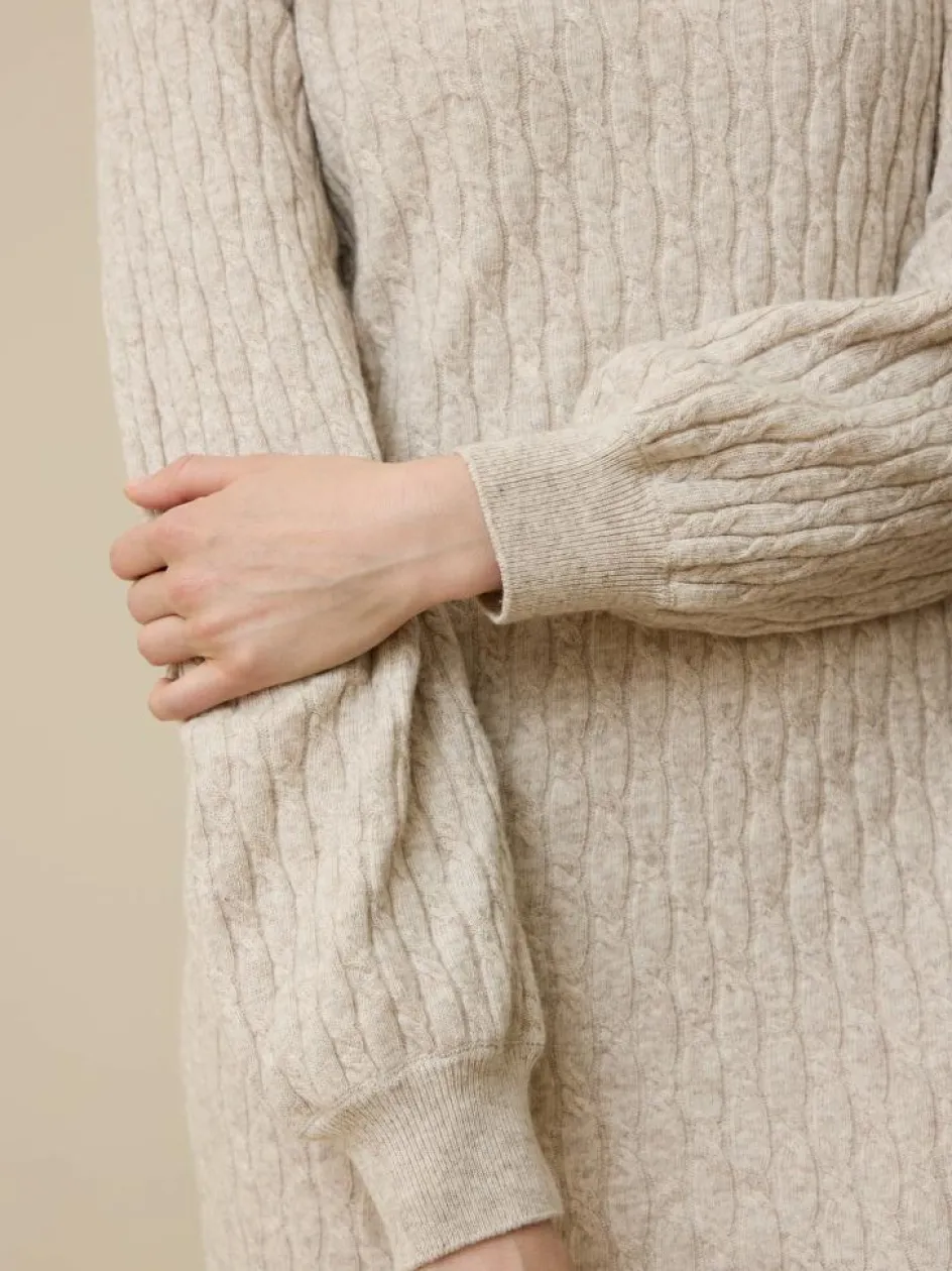 Grüne Erde Strickkleid aus Bio-Baumwolle und Wolle, , XL, GOTS