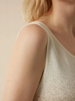 Grüne Erde Strickkleid aus Bio-Baumwolle und Leinen, 77 strick degradé, S, GOTS