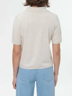 Grüne Erde Strickshirt aus Bio-Baumwolle, 14 natur melange, S, GOTS